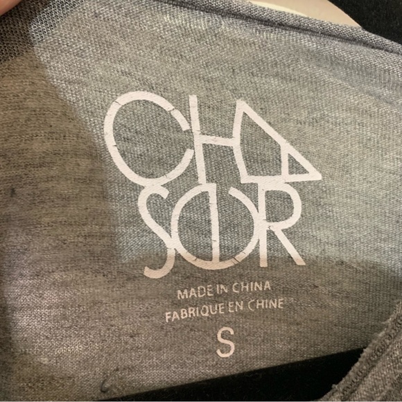 Chaser Days of the Week Sunday Brunch Gray Short Sleeve Burnout Tee - Picture 5 of 9